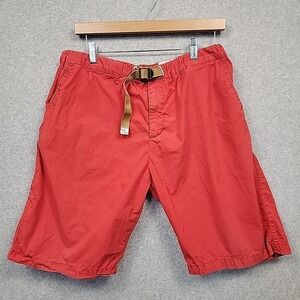 WHITE SAND 88th Red Chino Casual Shorts Italy IT 50/US Sz Medium Cotton Blend